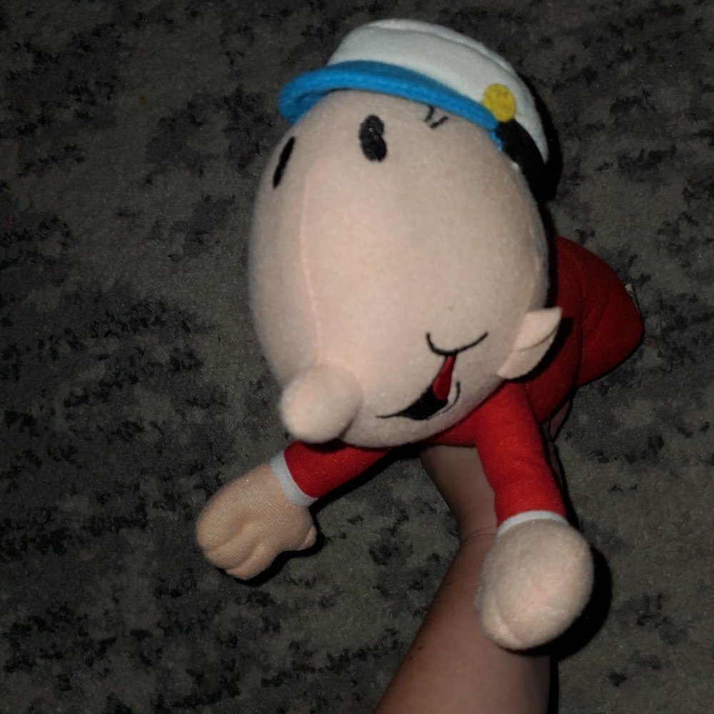 Popeye Sweet Pea Plush Baby Crawling || EUC 12"
